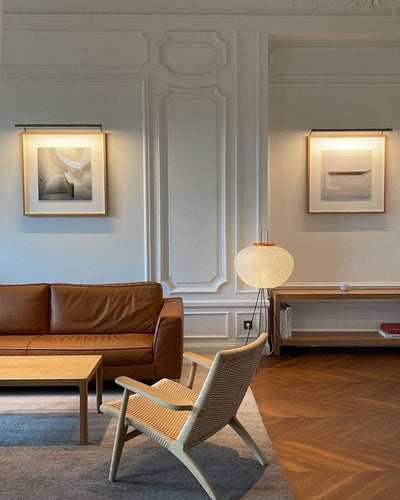 Rice Paper Floor Lamp – Minimalist Soft Glow Lighting for a Tranquil Ambience