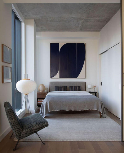 Rice Paper Floor Lamp – Minimalist Soft Glow Lighting for a Tranquil Ambience