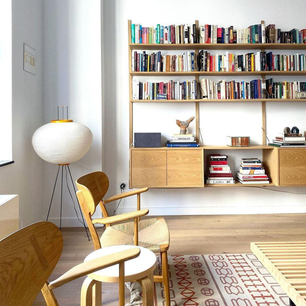Rice Paper Floor Lamp – Minimalist Soft Glow Lighting for a Tranquil Ambience