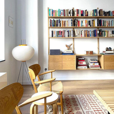 Rice Paper Floor Lamp – Minimalist Soft Glow Lighting for a Tranquil Ambience
