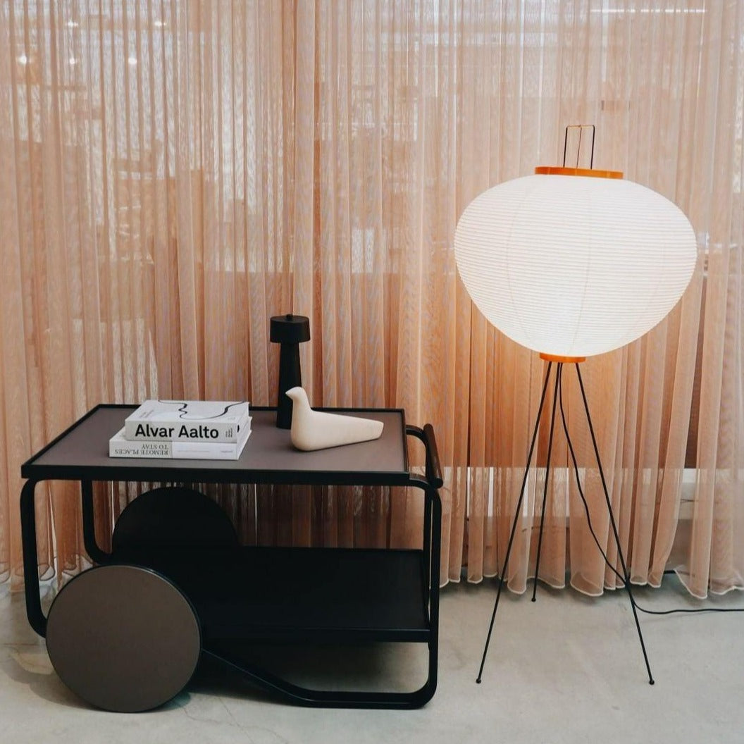 Rice Paper Floor Lamp – Minimalist Soft Glow Lighting for a Tranquil Ambience