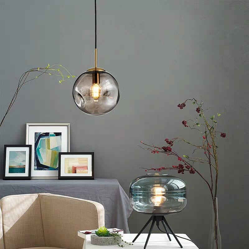 Modern Gold Glass Pendant Light – A Statement of Elegance