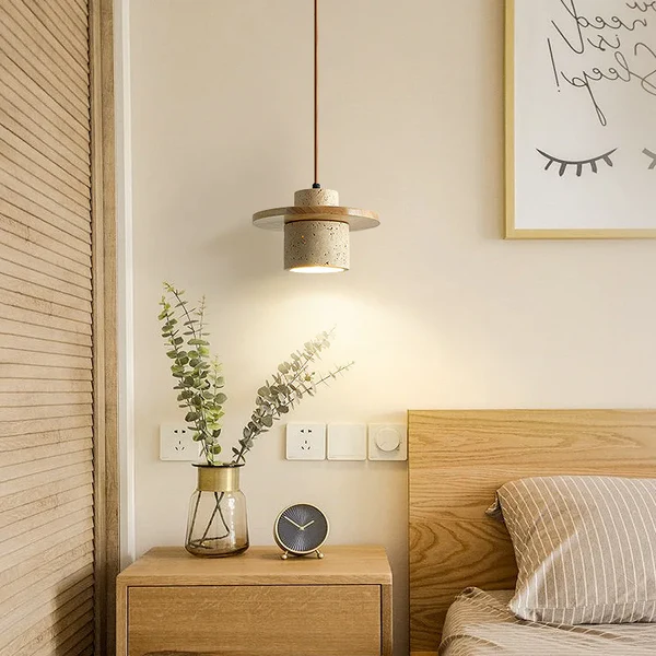Travertine Pendant Light – Natural Stone Elegance with Modern Charm