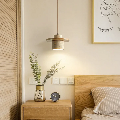 Travertine Pendant Light – Natural Stone Elegance with Modern Charm