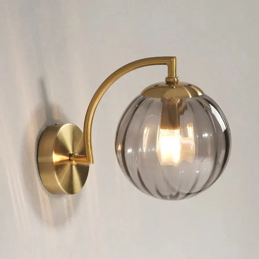 GlassLamp™ Luxury Wall Light – Elegant Glass Candelabra LED Fixture (Dimmable)