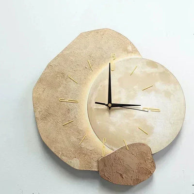 Modern Wooden Wall Clock – Elegant and Silent Design for a Serene Home