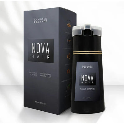 NovaHair Instant Dye Shampoo – Fast & Gentle Hair Coloring