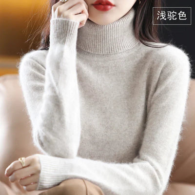 Emma Cashmere Turtleneck Sweater – Luxurious Softness & Timeless Elegance