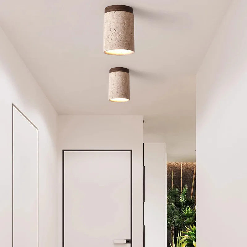 PierreLuxe Recessed Chandelier – Natural Elegance with LED Lighting