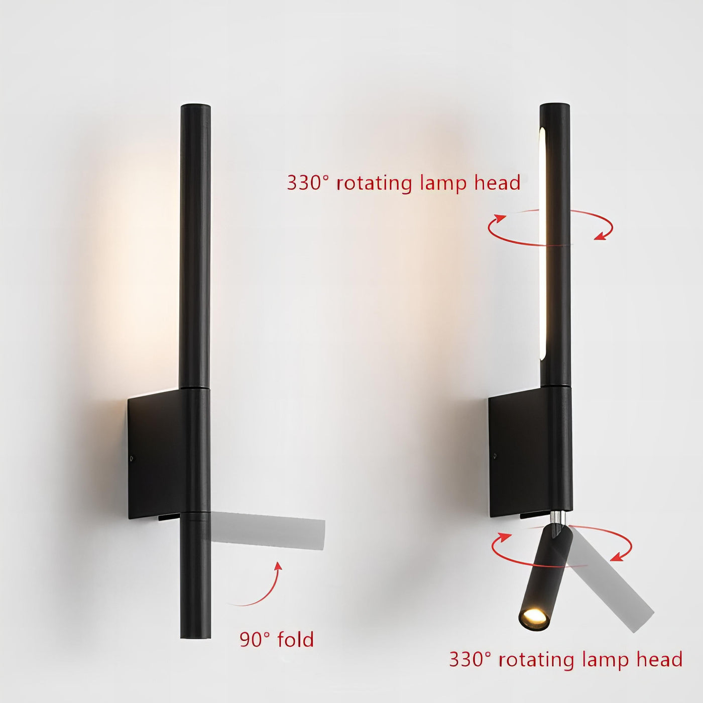 Liora - 330-Degree Rotating Wall Sconce for Bedside Table