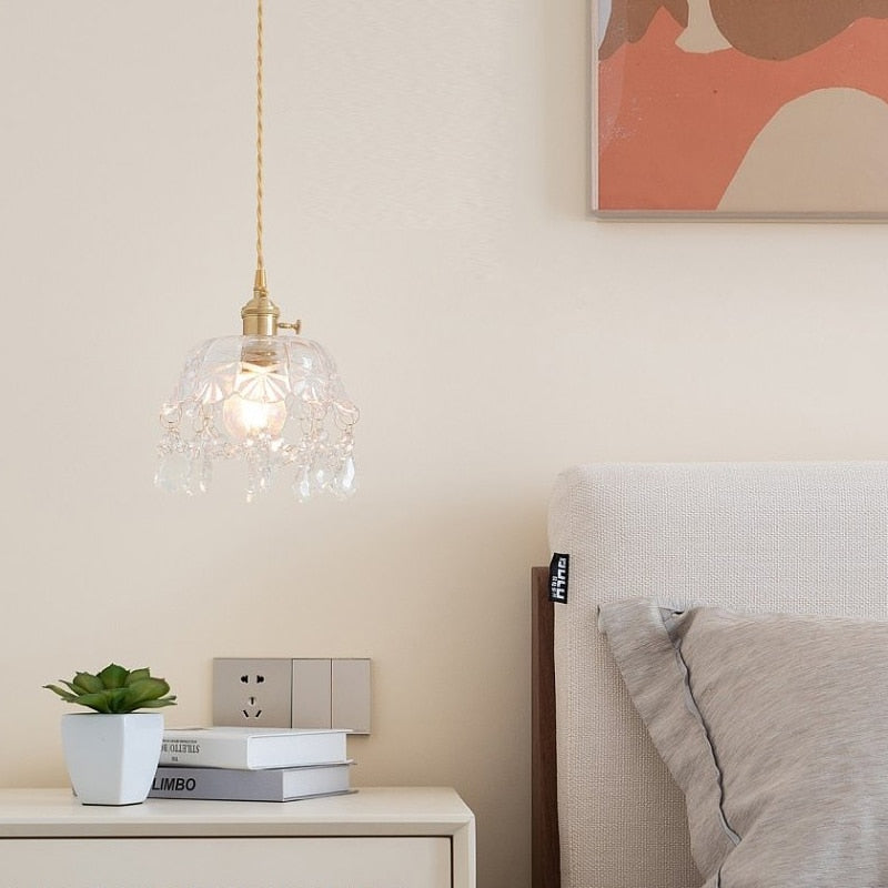 Raysis Crystal Glass Pendant Light – Elegant Transparency & Timeless Design