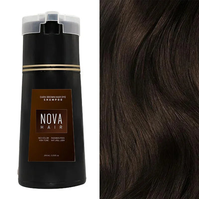 NovaHair Instant Dye Shampoo – Fast & Gentle Hair Coloring