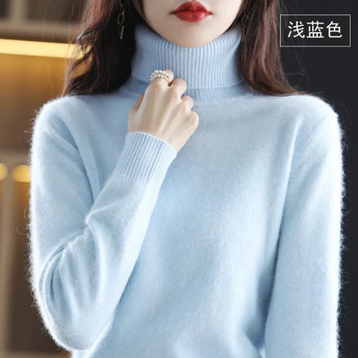 Emma Cashmere Turtleneck Sweater – Luxurious Softness & Timeless Elegance