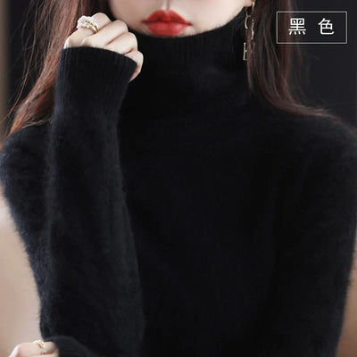 Emma Cashmere Turtleneck Sweater – Luxurious Softness & Timeless Elegance