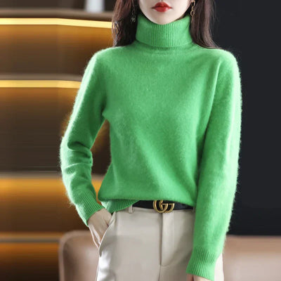 Emma Cashmere Turtleneck Sweater – Luxurious Softness & Timeless Elegance