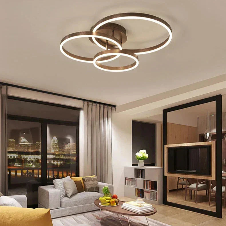 Elegant Ring Ceiling Luminaire – Modern LED Ceiling Light for Stylish Interiors