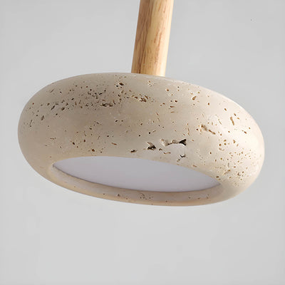 OSHO Stone Pendant Light – Elegant Travertine Design for a Natural Touch