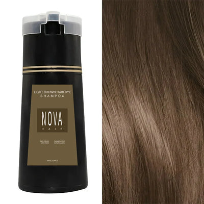 NovaHair Instant Dye Shampoo – Fast & Gentle Hair Coloring