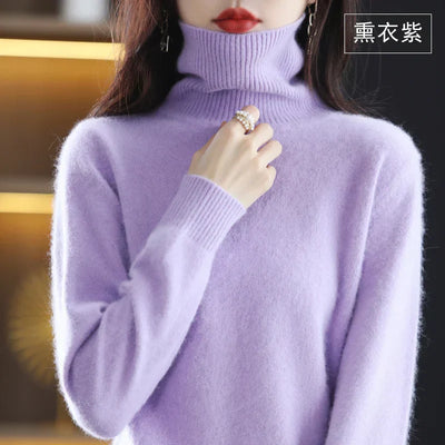 Emma Cashmere Turtleneck Sweater – Luxurious Softness & Timeless Elegance