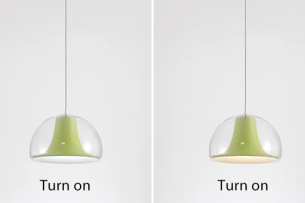 Jellyfish Glass Pendant Light – Elegant Bauhaus-Inspired Hanging Lamp (E27, LED Compatible)