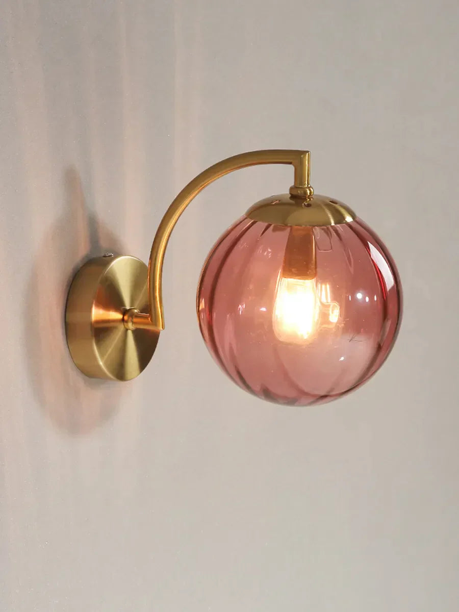 GlassLamp™ Luxury Wall Light – Elegant Glass Candelabra LED Fixture (Dimmable)