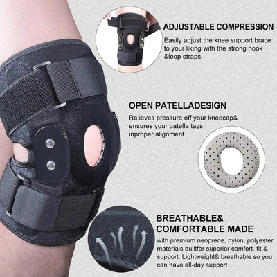 MoveEase Knee Brace – Adjustable Support for Pain Relief and Enhanced Mobility