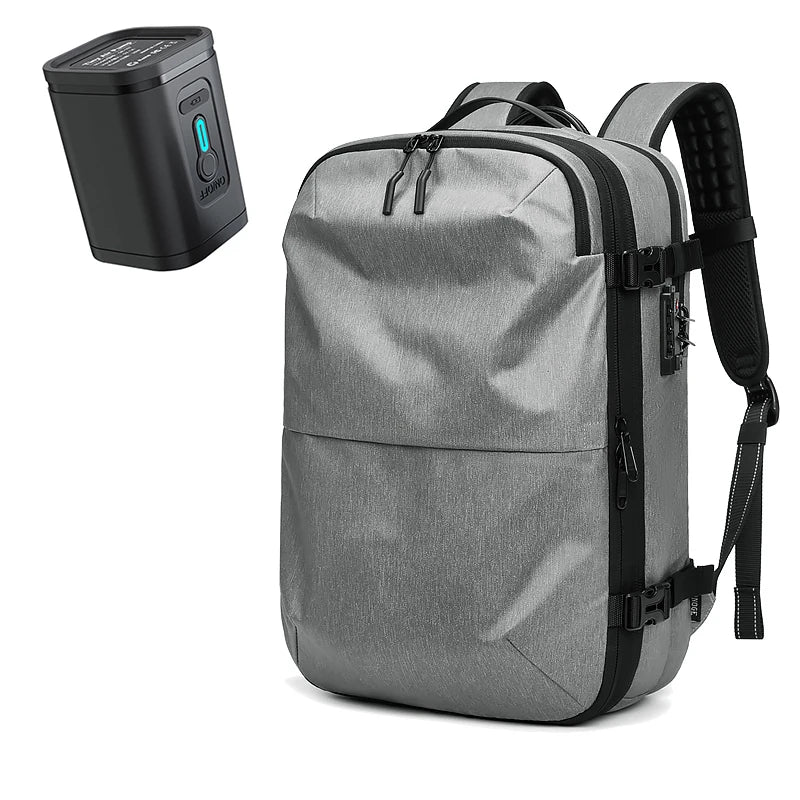 17" Vacuum Compression Backpack – Expandable, Waterproof & Secure