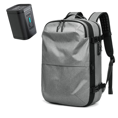17" Vacuum Compression Backpack – Expandable, Waterproof & Secure
