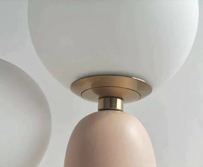 Cactus Table Lamp – Modern LED Touch Lamp with Milky Glass Spheres