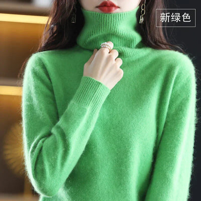Emma Cashmere Turtleneck Sweater – Luxurious Softness & Timeless Elegance