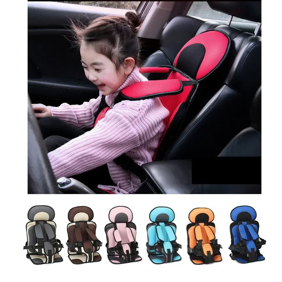 BabyMax Portable Car Seat – Lightweight, Safe & Travel-Friendly