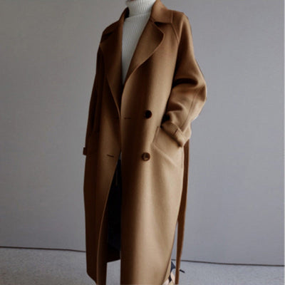 Long Merino Wool Coat – Elegant & Warm Autumn Essential