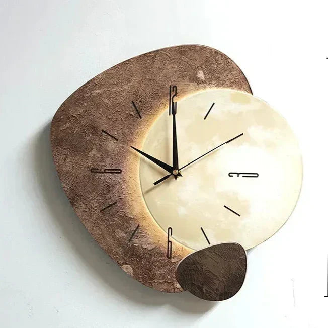 Modern Wooden Wall Clock – Elegant and Silent Design for a Serene Home