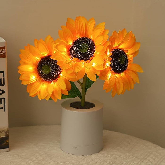 Luminous Sunflower Lamp – Nature-Inspired Glow for a Warm & Cheerful Ambience