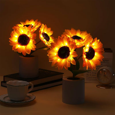 Luminous Sunflower Lamp – Nature-Inspired Glow for a Warm & Cheerful Ambience