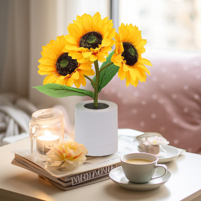 Luminous Sunflower Lamp – Nature-Inspired Glow for a Warm & Cheerful Ambience