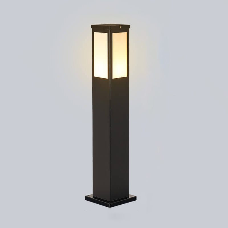 Modern Square LED Bollard Light – Waterproof Outdoor Pathway Lamp