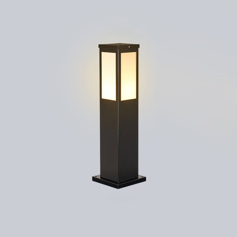 Modern Square LED Bollard Light – Waterproof Outdoor Pathway Lamp