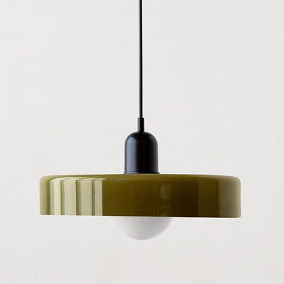 Bauhaus Pendant Light – A Timeless Fusion of Stained Glass & Modern Functionality