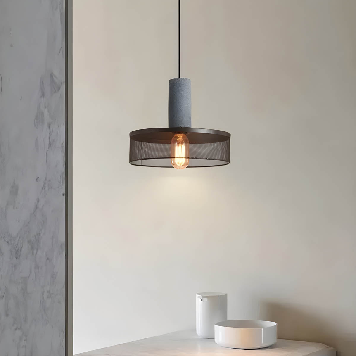 Shane Concrete Pendant Light – Modern Industrial Design for Stylish Interiors