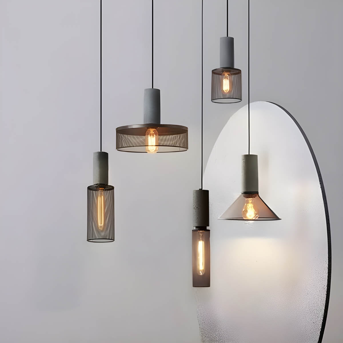 Shane Concrete Pendant Light – Modern Industrial Design for Stylish Interiors