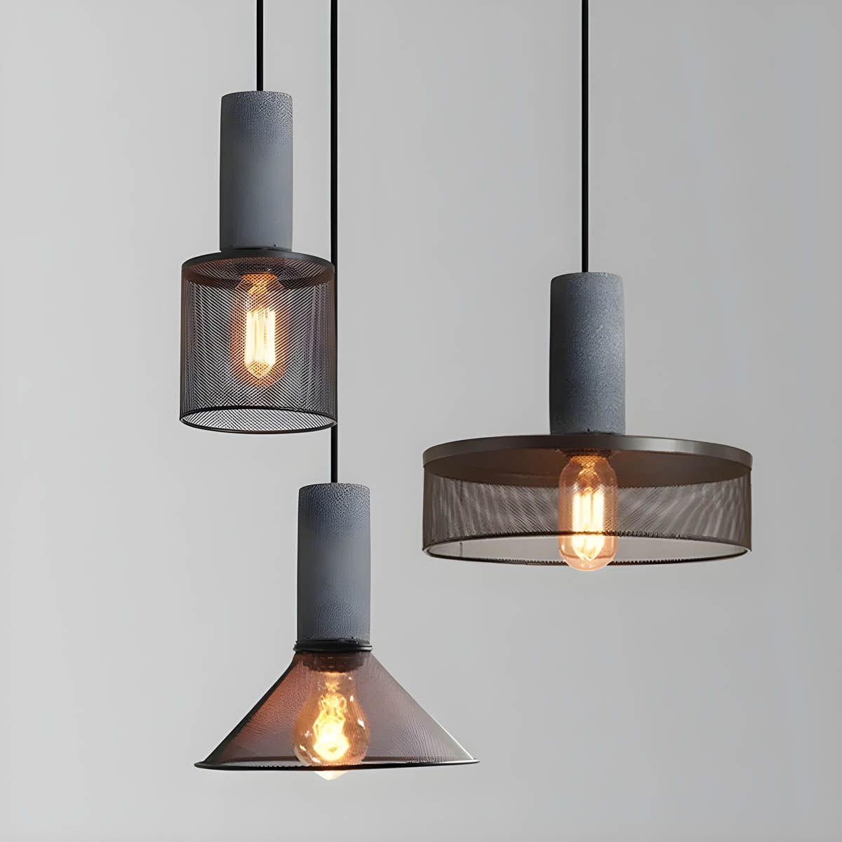 Shane Concrete Pendant Light – Modern Industrial Design for Stylish Interiors
