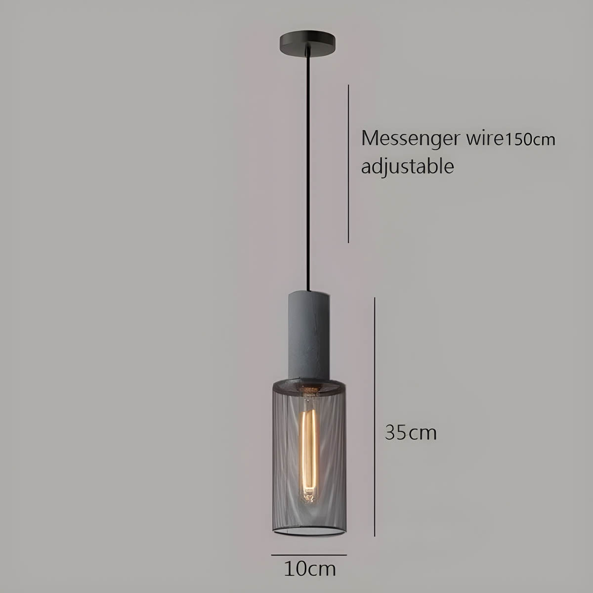 Shane Concrete Pendant Light – Modern Industrial Design for Stylish Interiors