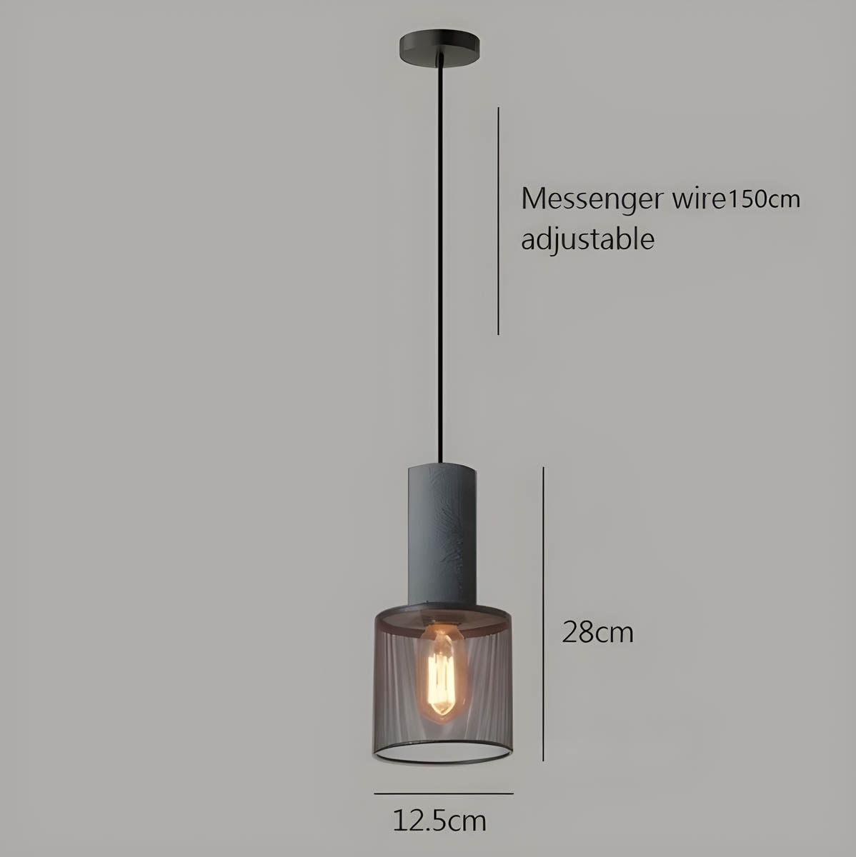 Shane Concrete Pendant Light – Modern Industrial Design for Stylish Interiors