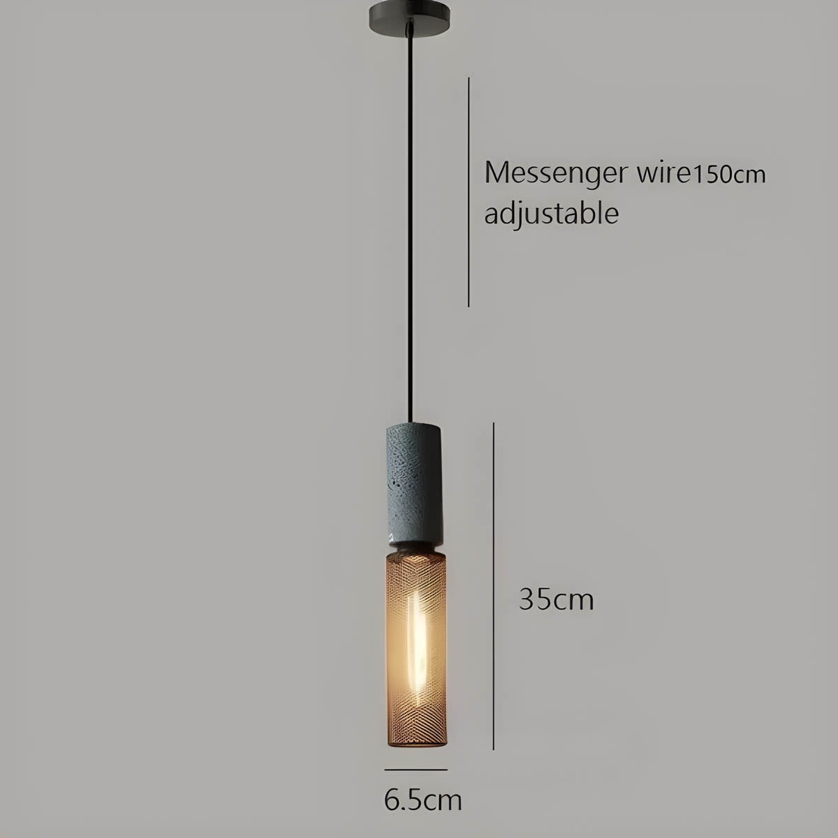 Shane Concrete Pendant Light – Modern Industrial Design for Stylish Interiors