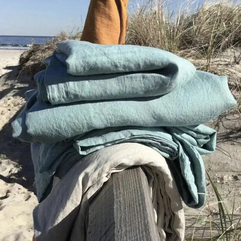 100% Pure Linen Sheets – Luxurious Comfort and Breathability for Restful Nights