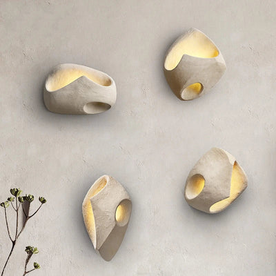 Edda Wall Lamp – Industrial Concrete-Inspired Art Deco Lighting