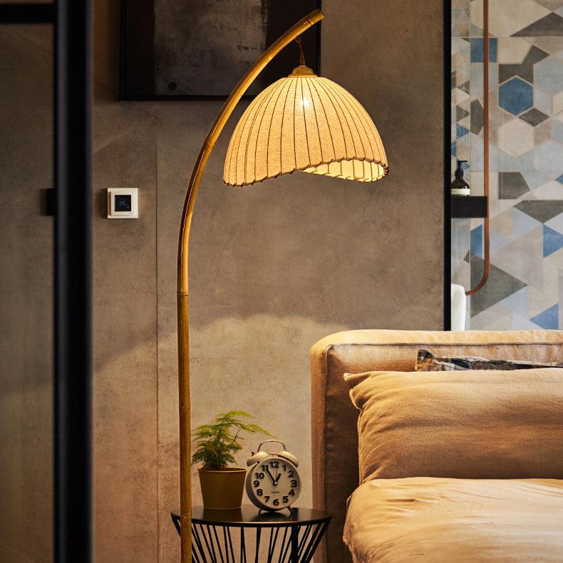 Japanese Bamboo Floor Lamp – Minimalist Zen-Inspired Lighting for a Tranquil Atmosphere