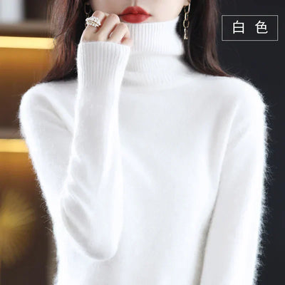 Emma Cashmere Turtleneck Sweater – Luxurious Softness & Timeless Elegance