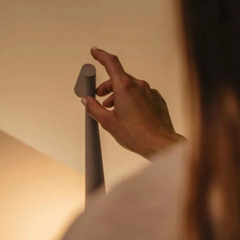 ScandiLight Wireless LED Lamp – Minimalist, Dimmable & USB Rechargeable